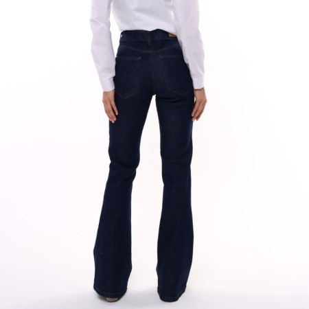 Women's jeans, dark blue color, size 44 (W27 L32)-5