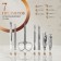 Manicure set “Oh, all”, 7 objects, in a case, brown color