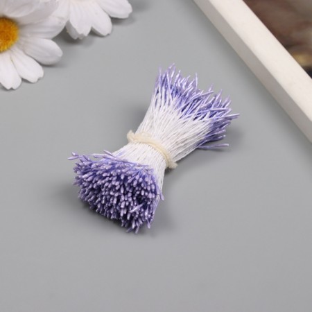 Stamens for artificial flowers gloss "risinki" Lilac set 360 pcs length 6 cm-1