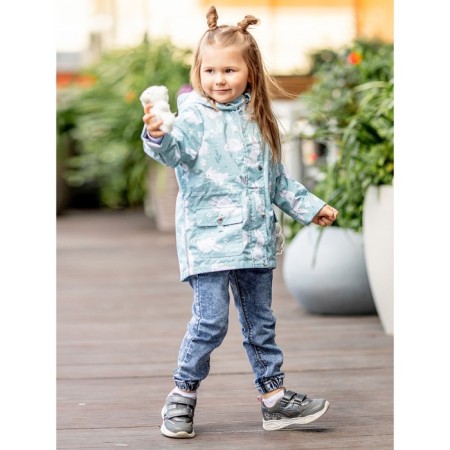 Park jacket for girls, height 86 cm-3
