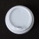 A plastic disposable lid for a white glass, with a valve, d = 9 cm