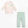 Set: jumper and pants crumb I am a "bunny", height 80-86 cm, beige/olive color