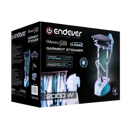 Endever Odyssey Q-505, floor, 2000 watts, 2 l, 85 g/min, white-blue-7