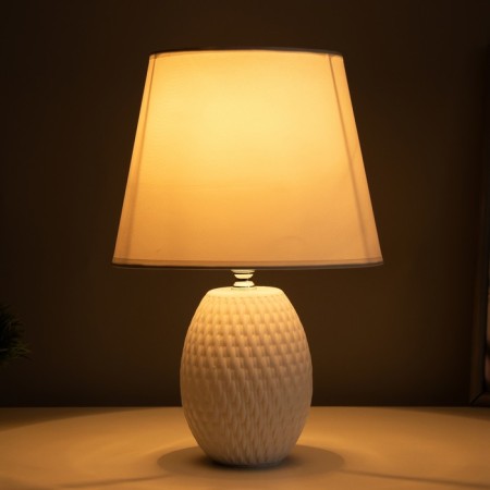 Hell lamp "Jacqueline" E14 40W white 20x20x32cm-1