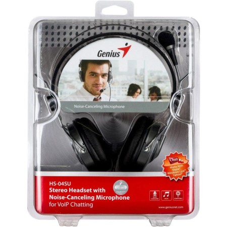 Computer headset Genius HS-04SU black, cable 1.8 m-2