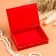 Casket "Girl with an owl", red, 10 × 14 cm, lacquer miniature