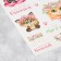 Paper stickers "I love cats", 14 × 21 cm