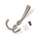 Furniture hook cappio pigtail, three -rod, matte satin nickel color