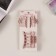 Hair crab "Florian" (set of 3 pcs) Wings, 5.5 and 4 cm, pink