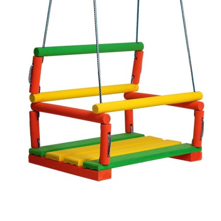 Wooden -suspended chair, seat 30 × 40cm-1
