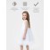 Платье для девочки MINAKU: PartyDress цвет белый, рост 116