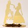 Topper "newlyweds", color gold