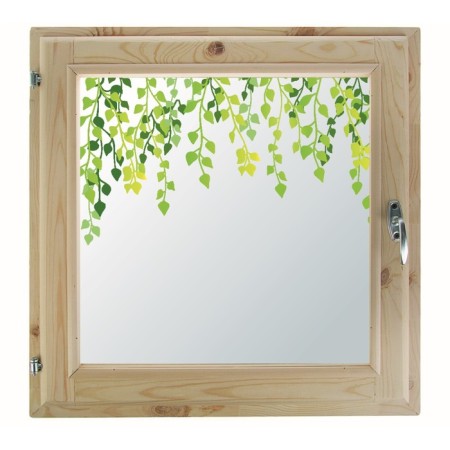 Window 60x70 cm, "leaflets", single -chamber double -glazed window, seal, needles