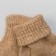 Women's gloves from Mongolian wool, beige color, size 17-19 (6.5-7.5)