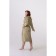Female robe, size 42, olive color