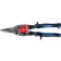Scissors for metal "bison" Katran 23130-S, straight, 250 mm, 0.6 mm, two-component handle