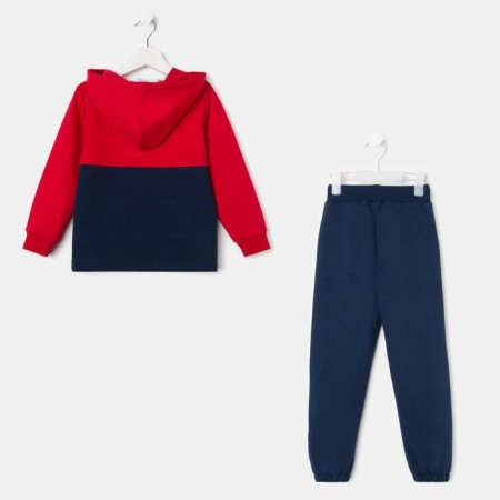 Costume (sweatshirt, trousers) KAFTAN "BASIC Line" R.36 (134-140), Indigo, red-10