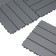 Garden tiles, paving, set - 10 pcs, plastic, dark gray, 30 x 30 x 2 cm