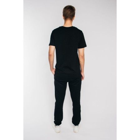 Male T -shirt, size 50, black color-1