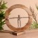 Interior souvenir in the wooden ring "Moment" 30x8x33 cm