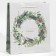 Laminated vertical "New Year's Wreath", ML 21 x 25 x 8 cm, New Year