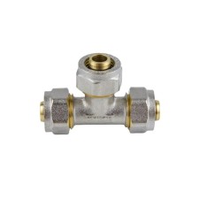 Aquasfera tee 7011-01, crimping, d = 16 mm, brass