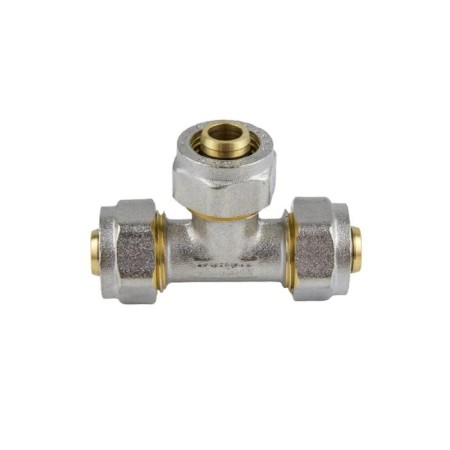 Aquasfera tee 7011-01, crimping, d = 16 mm, brass