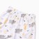 Pants "Bears in the Forest", white/sand color, height 74 cm