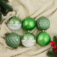 Set of balls plastic D-8 cm, 6 pcs 