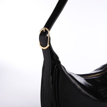 Women's bag with lightning, black color-4