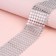 Ribbon with imitation of rhinestones, openwork, 5.5 cm, 1.5 m, silver color