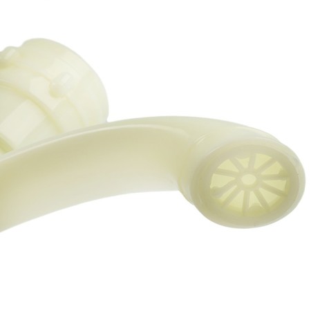 Tap for one water Zein Z2023, round handle, plastic, short pour, "rice" color-4