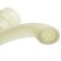 Tap for one water Zein Z2023, round handle, plastic, short pour, "rice" color