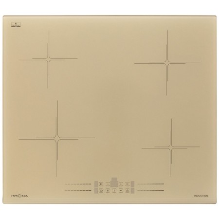 Krona Farbe 60 IV, induction, 4 burners, sensor, beige.-1