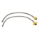 Accoona A90123F shell mixer, single -leaf, with nut, brass, black/chromium