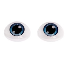 Eyes, set 10 pcs., Size 1 pc: 11.6 × 15.5 mm, color gray-blue