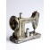 Table interior clock, “sewing machine”, on batteries, 23.5 × 10.5 × 20 cm, d-5.5 cm