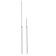 Pipe for advertising racks, telescopic 55-97 cm, d = 12 cm lower, d = 9 cm upper