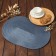 Serving shade "Oval", ts. Sini, 45*30 cm