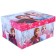Gift box with a lid, folding, 31x25.5x16 cm, cold heart