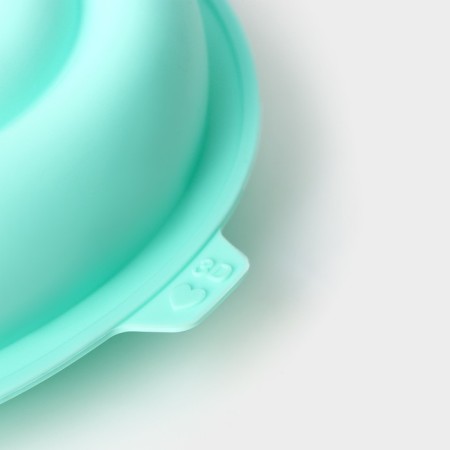 Form for mousse desserts and pastries are the “heart”, silicone, 22 × 20 × 7 cm, color mix-2