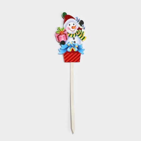 Topper decorative "Snowman" 22.5x70.5 cm-2