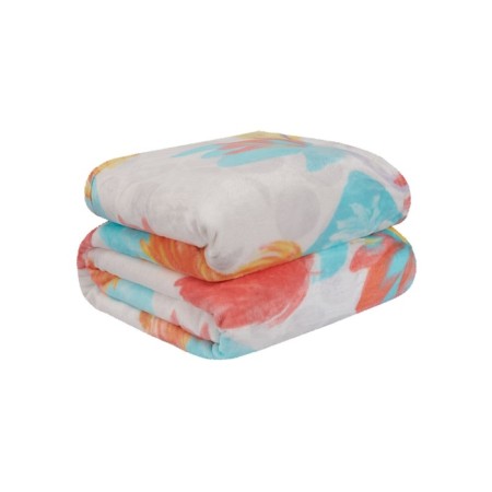 Aquarelle blanket, size 200x220 cm, multicolor color-7