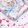 Package paper, glossy "with love", 70 x 100 cm, 1 sheet