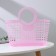 Basket - storage bag, plastic, 28 × 14 × 25 cm, color mix