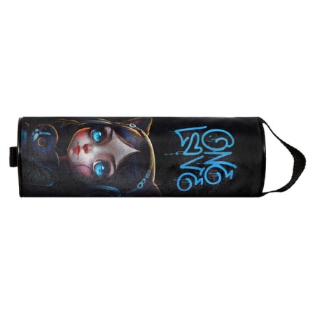 Penal soft tube, 70 x 210, Colorio, for girls, black-1