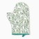 Mittens-Object Ethel "Leaves" 20x27cm, 100%HL, sarzha, 190 g/m2