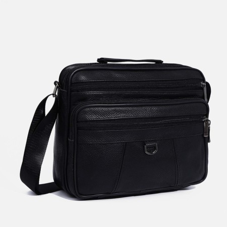 Male bag, black color-1