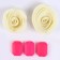 Set for creativity: Decor made of felt and a set of beads "Flower ornament"