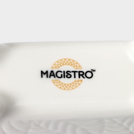 Magistro Crotone sponge stand, white color-5